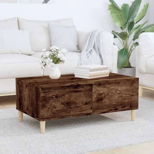 Stolić za kavu boja hrasta 90x50x36,5 cm konstruirano drvo - Dimljeni hrast 1 Cijena