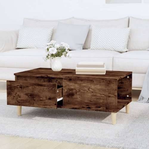 Stolić za kavu boja hrasta 90x50x36,5 cm konstruirano drvo - Dimljeni hrast 1 Cijena