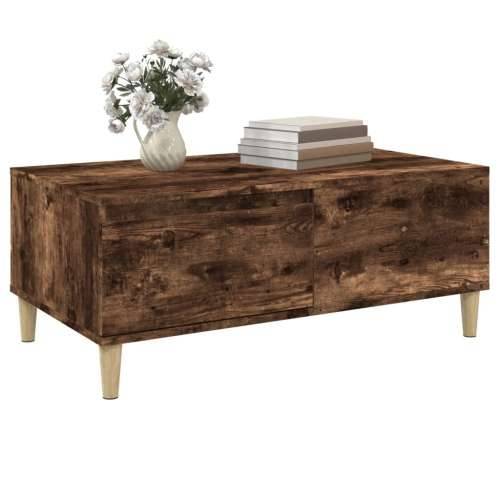 Stolić za kavu boja hrasta 90x50x36,5 cm konstruirano drvo - Dimljeni hrast 1 Cijena