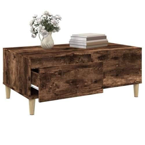 Stolić za kavu boja hrasta 90x50x36,5 cm konstruirano drvo - Dimljeni hrast 1 Cijena
