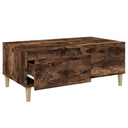 Stolić za kavu boja hrasta 90x50x36,5 cm konstruirano drvo - Dimljeni hrast 1 Cijena
