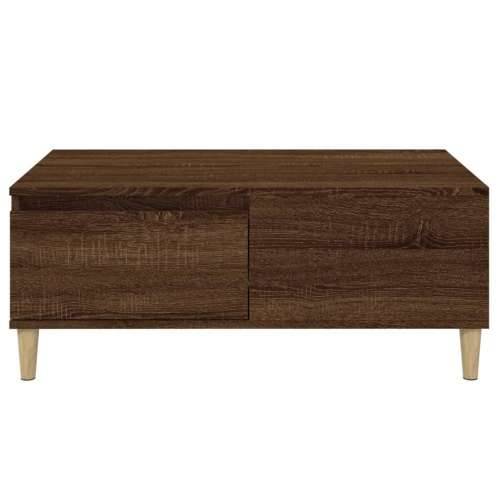 Stolić za kavu smeđa boja hrasta 90x50x36,5cm konstruirano drvo - Smeđi hrast 1 Cijena