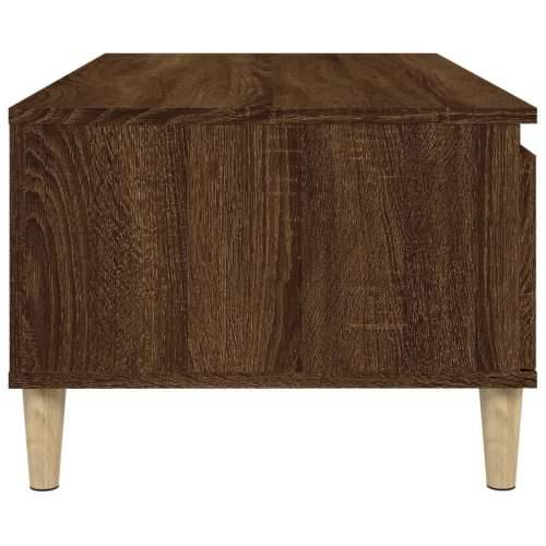Stolić za kavu smeđa boja hrasta 90x50x36,5cm konstruirano drvo - Smeđi hrast 1 Cijena