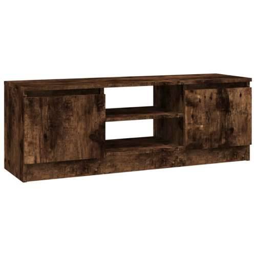 TV ormarić s vratima boja dimljenog hrasta 102x30x36 cm - Dimljeni hrast 1 Cijena
