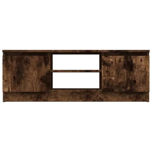 TV ormarić s vratima boja dimljenog hrasta 102x30x36 cm - Dimljeni hrast 1 Cijena