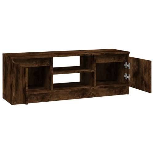 TV ormarić s vratima boja dimljenog hrasta 102x30x36 cm - Dimljeni hrast 1 Cijena