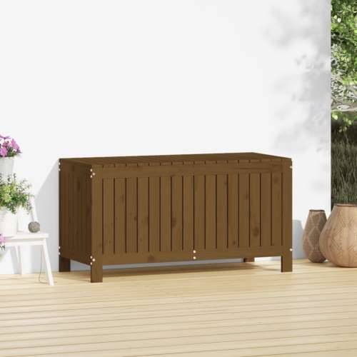 Vrtna kutija za pohranu boja meda 115x49x60 cm od borovine - Smeđa boja bora 115 x 49 x 60 cm Cijena