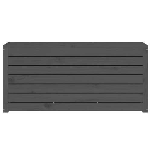 Vrtna kutija siva 101 x 50,5 x 46,5 cm od masivne borovine - Siva 101 x 50.5 x 46.5 cm Cijena