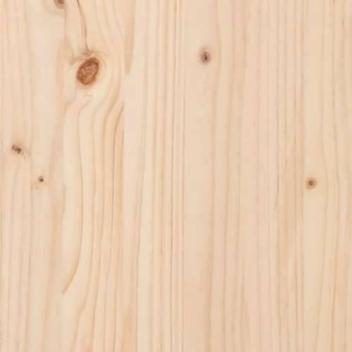 3-dijelni set vrtnih kutija od masivne borovine - Prirodna 50.5 x 50.5 x 46.5 cm Cijena