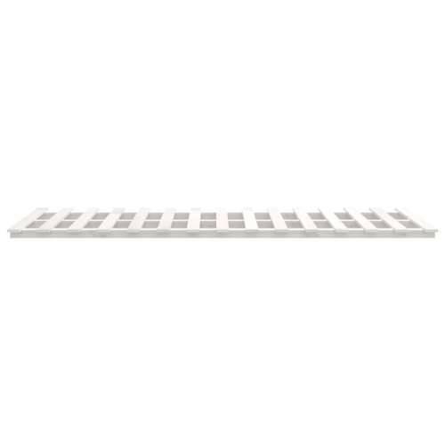 Okvir za krevet bijeli 90 x 200 cm od masivne borovine - Bijela 90 x 200 cm Cijena