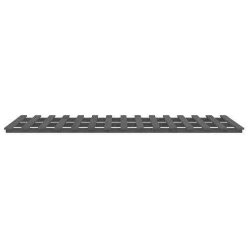 Okvir za krevet sivi 90 x 200 cm od masivne borovine - Siva 90 x 200 cm Cijena