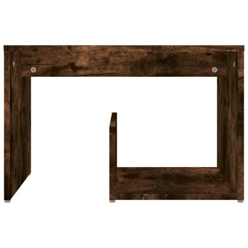 Bočni stolić boja dimljenog hrasta 59x36x38cm konstruirano drvo - Dimljeni hrast 1 Cijena