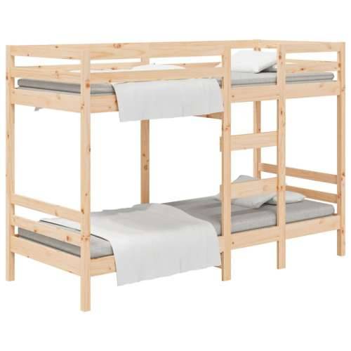 Krevet na kat 80 x 200 cm od masivne borovine - Prirodna 80 x 200 cm Cijena