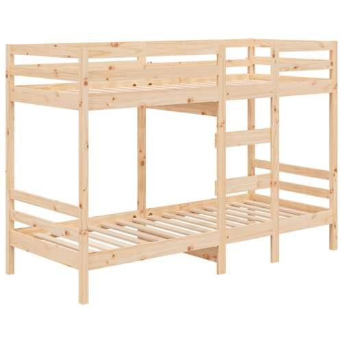 Krevet na kat 80 x 200 cm od masivne borovine - Prirodna 80 x 200 cm Cijena