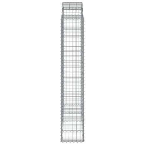 Gabion - Gabion ograde - Gabionska košara s lukom 200x50x220/240 cm pocinčano željezo - 200 x 50 x 220/240 cm 1 Cijena
