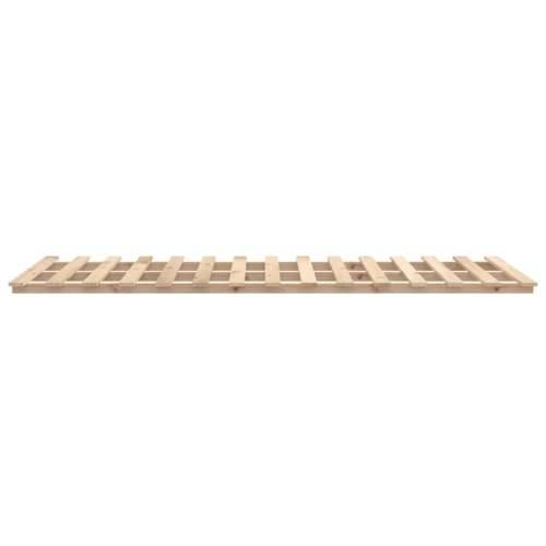 Okvir za krevet 135 x 190 cm od masivne borovine - Prirodna 135 x 190 cm Cijena