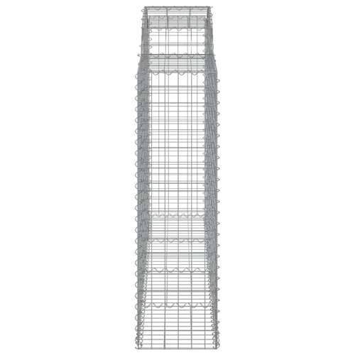 Lučne gabionske košare 2 kom 200x50x140/160cm pocinčano željezo - 200 x 50 x 140/160 cm 2 Cijena