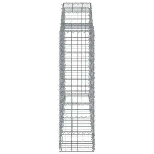 Lučne gabionske košare 6 kom 200x50x140/160cm pocinčano željezo - 200 x 50 x 140/160 cm 6 Cijena