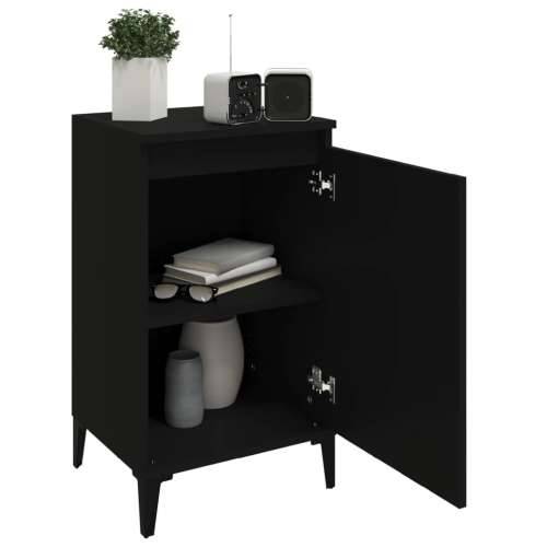Noćni ormarići 2 kom crni 40 x 35 x 70 cm konstruirano drvo - Crna 2 Cijena