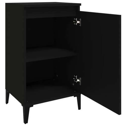 Noćni ormarići 2 kom crni 40 x 35 x 70 cm konstruirano drvo - Crna 2 Cijena