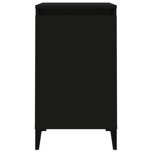 Noćni ormarići 2 kom crni 40 x 35 x 70 cm konstruirano drvo - Crna 2 Cijena