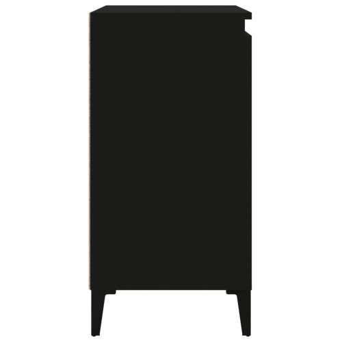 Noćni ormarići 2 kom crni 40 x 35 x 70 cm konstruirano drvo - Crna 2 Cijena