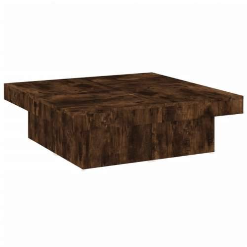 Stolić za kavu boja hrasta 90x90x28 cm od konstruiranog drva - Dimljeni hrast 1 Cijena