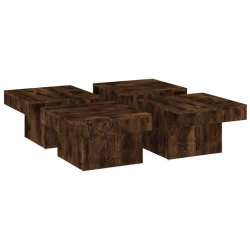 Stolić za kavu boja hrasta 90x90x28 cm od konstruiranog drva - Dimljeni hrast 1 Cijena