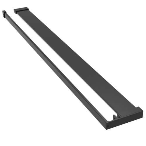 Polica za zid tuš-kabine crna 80 cm aluminijska - Crna 80 cm Cijena