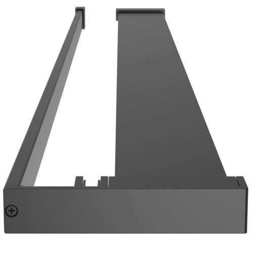 Polica za zid tuš-kabine crna 80 cm aluminijska - Crna 80 cm Cijena