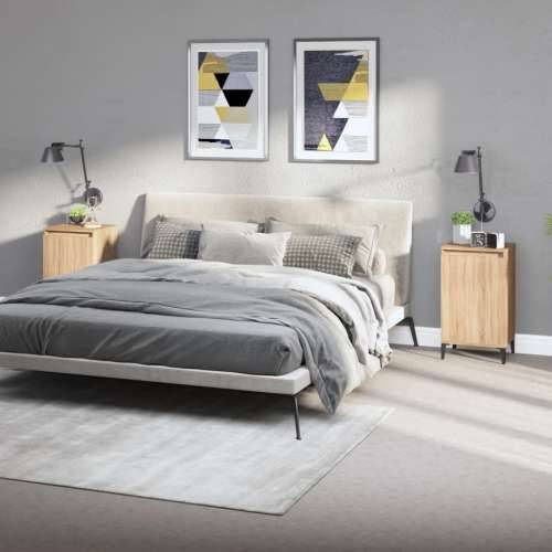 Noćni ormarići 2 kom boja hrasta 40x35x70 cm konstruirano drvo - sonoma hrast 2 Cijena