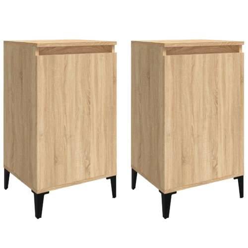 Noćni ormarići 2 kom boja hrasta 40x35x70 cm konstruirano drvo - sonoma hrast 2 Cijena