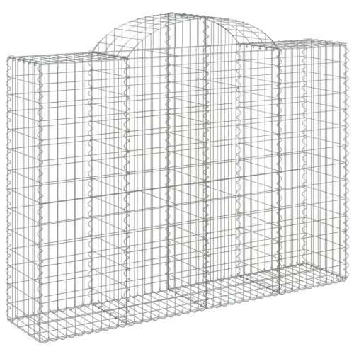 Lučne gabionske košare 5 kom 200x50x140/160cm pocinčano željezo - 200 x 50 x 140/160 cm 5 Cijena