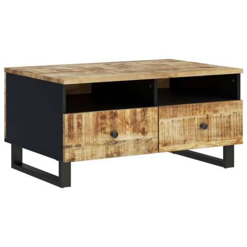 Stolić za kavu 80x54x40 cm od drva manga i konstruiranog drva - Svjetlosmeđa 1 Cijena