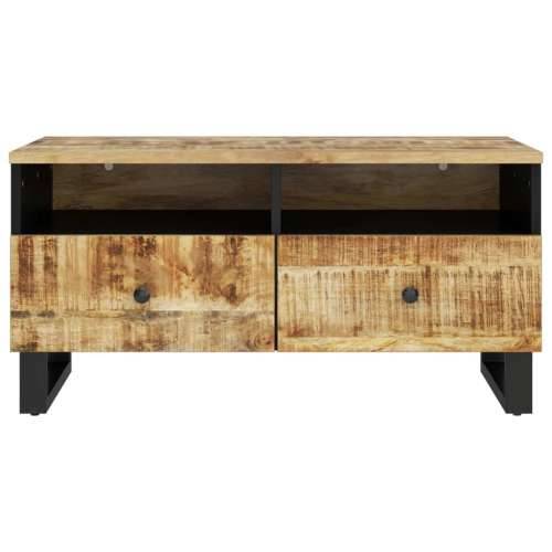 Stolić za kavu 80x54x40 cm od drva manga i konstruiranog drva - Svjetlosmeđa 1 Cijena