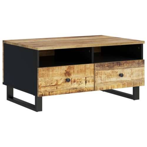 Stolić za kavu 80x54x40 cm od drva manga i konstruiranog drva - Svjetlosmeđa 1 Cijena