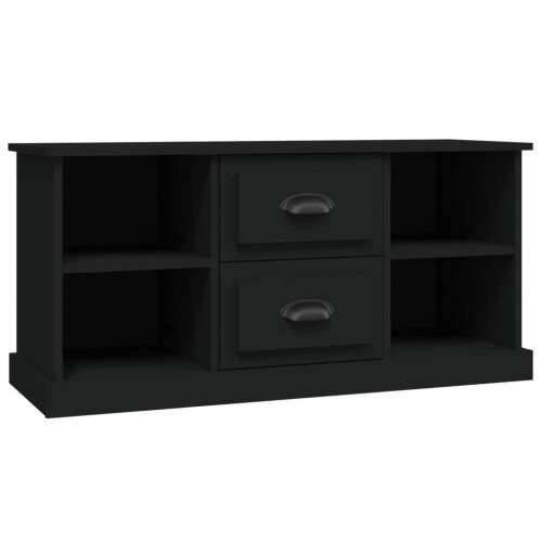 TV ormarić crni 99,5 x 35,5 x 48 cm od konstruiranog drva - Crna 1 Cijena