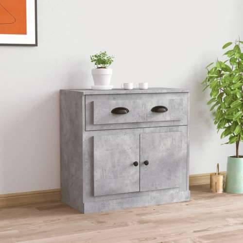 Komoda siva boja betona 70x35,5x67,5 cm od konstruiranog drva - Beton siva 1 Cijena