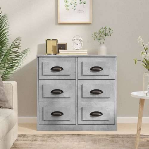 Komoda siva boja betona 70x35,5x67,5 cm od konstruiranog drva - Beton siva 1 Cijena