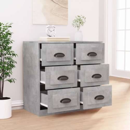 Komoda siva boja betona 70x35,5x67,5 cm od konstruiranog drva - Beton siva 1 Cijena