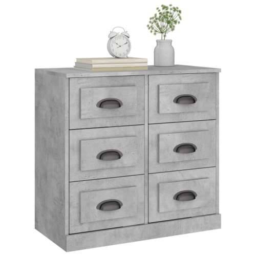 Komoda siva boja betona 70x35,5x67,5 cm od konstruiranog drva - Beton siva 1 Cijena