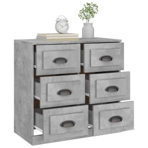 Komoda siva boja betona 70x35,5x67,5 cm od konstruiranog drva - Beton siva 1 Cijena