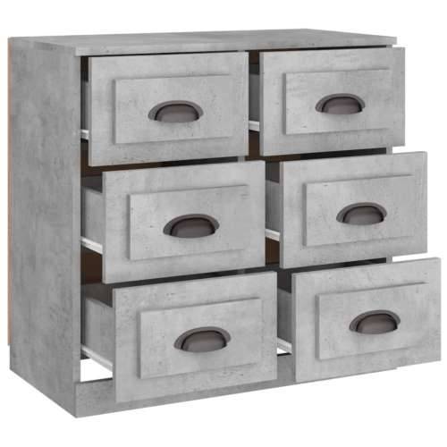 Komoda siva boja betona 70x35,5x67,5 cm od konstruiranog drva - Beton siva 1 Cijena