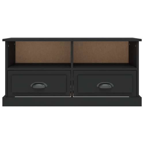 TV ormarić crni 93 x 35,5 x 45 cm od konstruiranog drva - Crna 1 Cijena