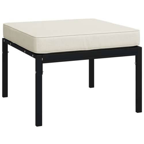 Vrtni taburei s jastucima boje pijeska 2 kom 60x60x35 cm čelik - Pijesak 1 Cijena