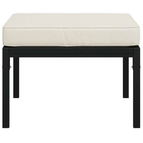 Vrtni taburei s jastucima boje pijeska 2 kom 60x60x35 cm čelik - Pijesak 1 Cijena