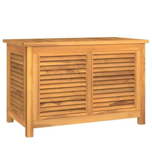 Vrtna kutija za pohranu s vrećom 90x50x58 cm masivna tikovina - 90 x 50 x 58 cm Cijena