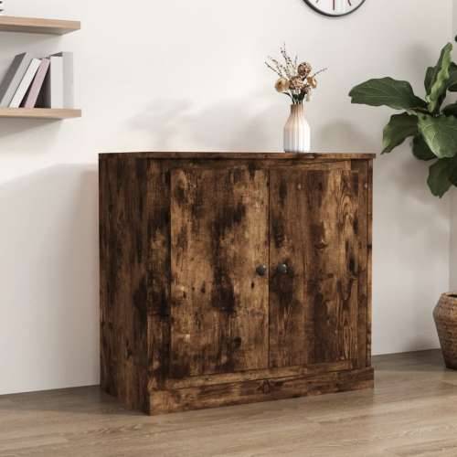 Komoda boja dimljenog hrasta 70x35,5x67,5 cm konstruirano drvo - Dimljeni hrast 1 Cijena