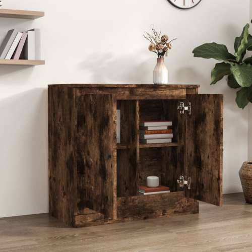 Komoda boja dimljenog hrasta 70x35,5x67,5 cm konstruirano drvo - Dimljeni hrast 1 Cijena