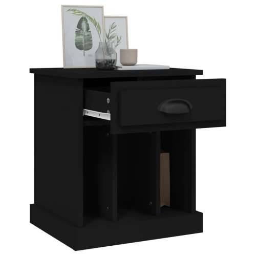 Noćni ormarići 2 kom crni 43 x 36 x 50 cm - Crna 2 Cijena